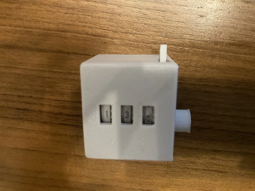 Mechanical Counter Version 1.0 – Bộ đếm cơ 3 chữ số (có reset) - Image 1