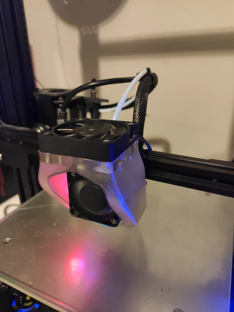 Gá & làm mát hotend E3D V6 cho Creality Ender 3/5 (Bowden) - Image 4
