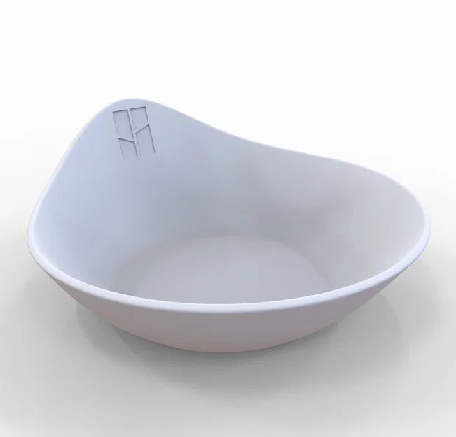 Ergo Bowl – Khay hứng purge cho Bambu Lab A1 - Image 3