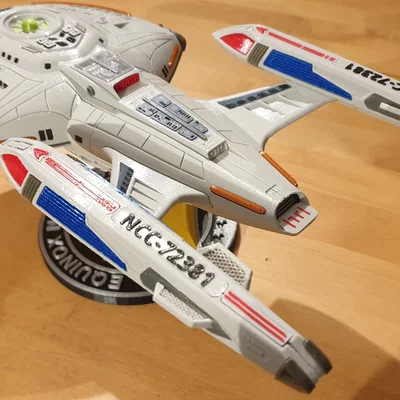 Mô hình in 3D tàu vũ trụ Star Trek U.S.S. EQUINOX cực chất