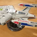 Mô hình in 3D tàu vũ trụ Star Trek U.S.S. EQUINOX cực chất - Thumbnail 2
