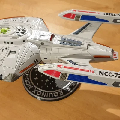 Mô hình in 3D tàu vũ trụ Star Trek U.S.S. EQUINOX cực chất