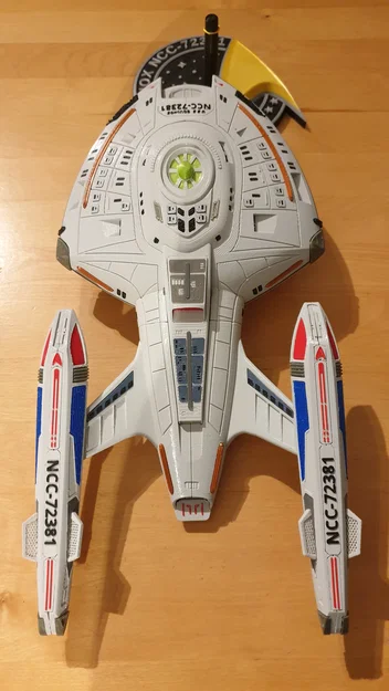 Mô hình in 3D tàu vũ trụ Star Trek U.S.S. EQUINOX cực chất - Image 4