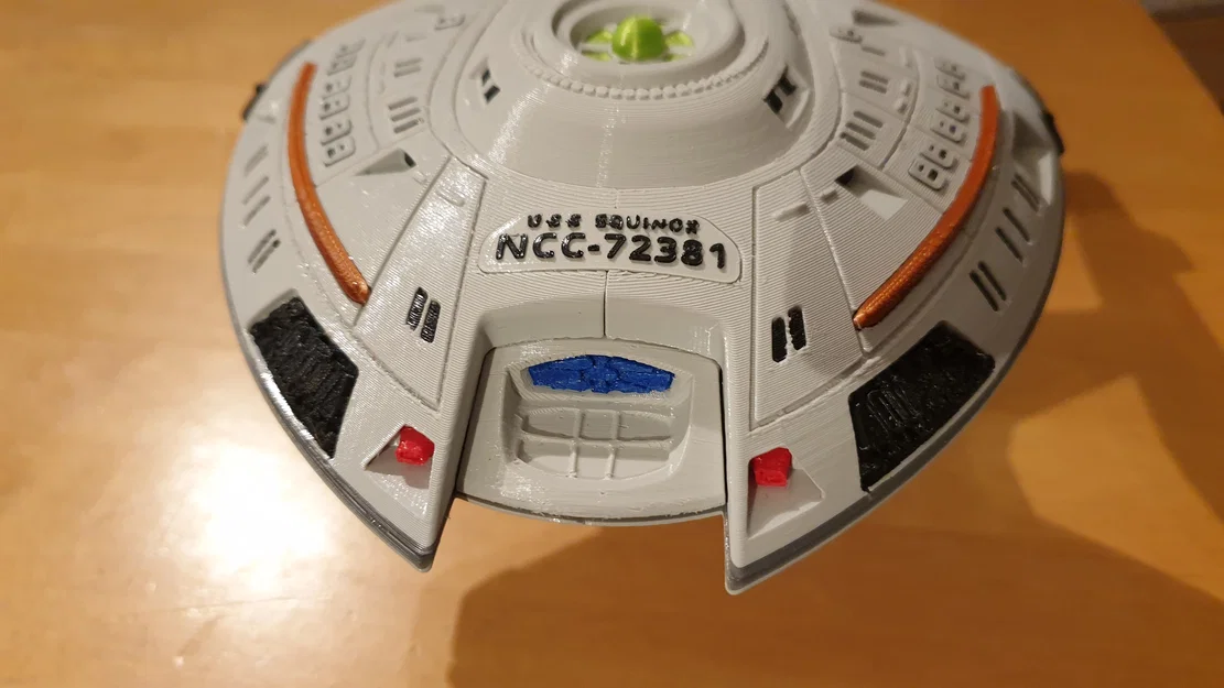 Mô hình in 3D tàu vũ trụ Star Trek U.S.S. EQUINOX cực chất - Image 6