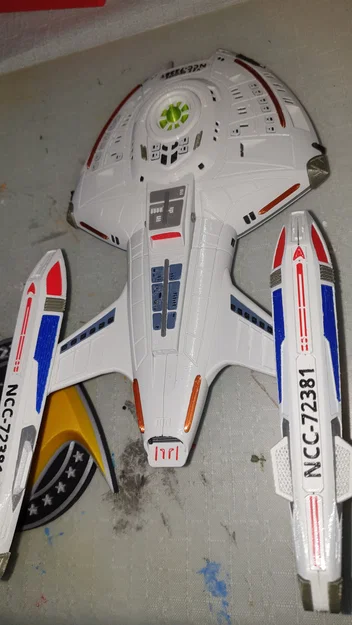 Mô hình in 3D tàu vũ trụ Star Trek U.S.S. EQUINOX cực chất - Image 8