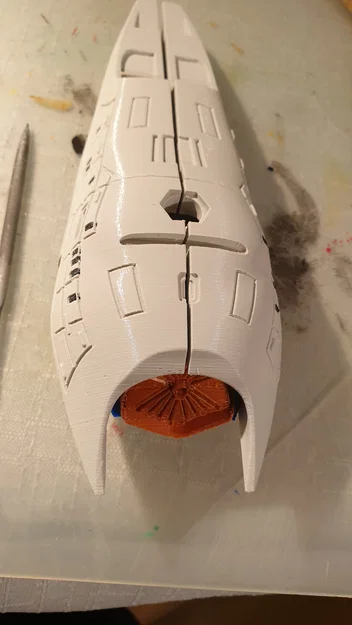 Mô hình in 3D tàu vũ trụ Star Trek U.S.S. EQUINOX cực chất - Image 27