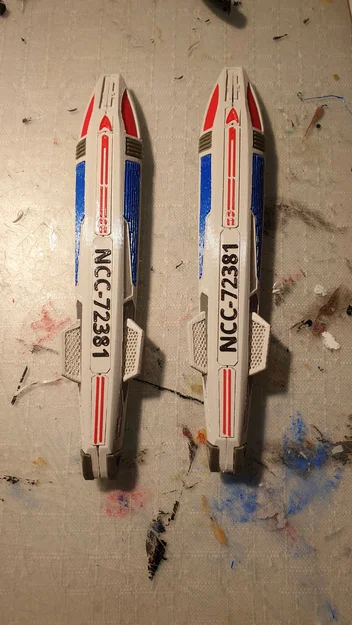 Mô hình in 3D tàu vũ trụ Star Trek U.S.S. EQUINOX cực chất - Image 31