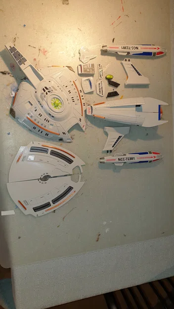 Mô hình in 3D tàu vũ trụ Star Trek U.S.S. EQUINOX cực chất - Image 32