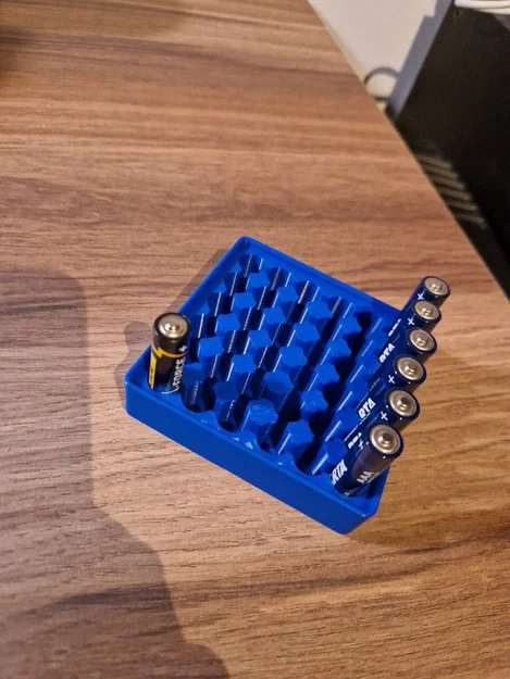 Khay đựng pin AAA chuẩn Gridfinity 2x2 - Giải pháp lưu trữ gọn gàng - Image 3