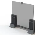 Bambu Lab X1C & P1S - Giá Đỡ Kính Nắp Trên (Top Glass Support) - Thumbnail 2