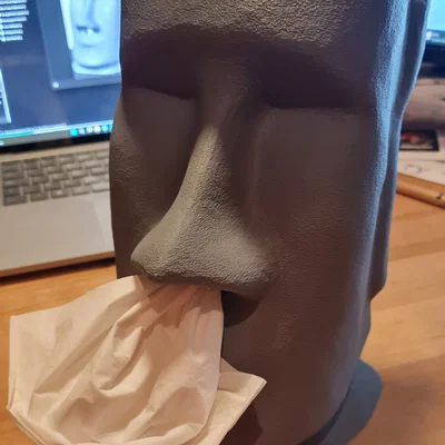 Moai Tissue Dispenser – Hộp nhả khăn giấy (vừa hộp chữ nhật phổ biến)