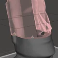Bộ Nhả Khăn Giấy Moai (Bản Chia Phần) – Moai Tissue Dispenser-Split - Thumbnail 2
