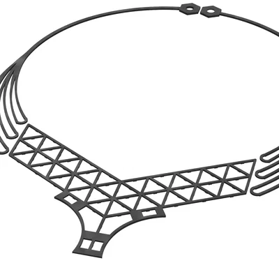 Vòng cổ Flexy Hexagon Remastered (TPU/PLA)