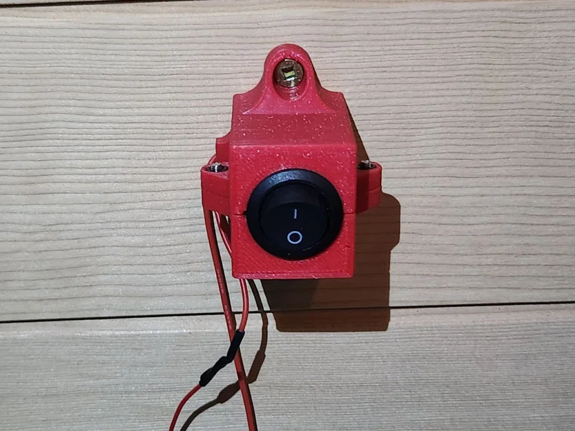 Bộ vỏ & ngàm gắn tường cho công tắc rocker tròn - Image 5