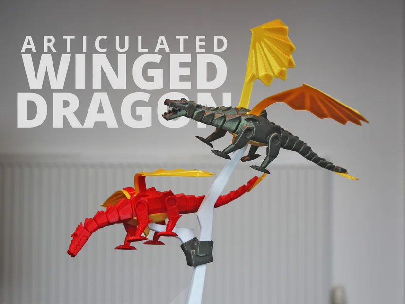 Rồng Có Khớp Có Cánh (Articulated Winged Dragon) - Image 1