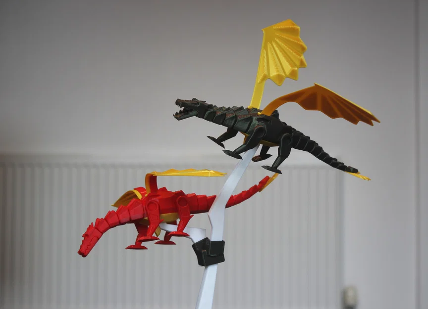 Rồng Có Khớp Có Cánh (Articulated Winged Dragon) - Image 2