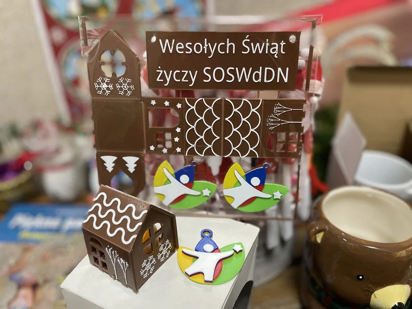 Kit Card Nhà Bánh Gừng Gấp Mở “Enchanting Gingerbread House” - Image 3