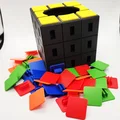Vỏ hộp khăn giấy Rubik’s Cube cho máy in 1 màu - Thumbnail 2