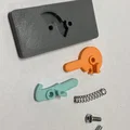 Cơ cấu chốt khóa V1 (dùng lò xo từ bút bi) - Thumbnail 2