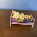 Giường công chúa cho nhà búp bê - Mô hình 3D cho Sylvanian Families - Thumbnail 4