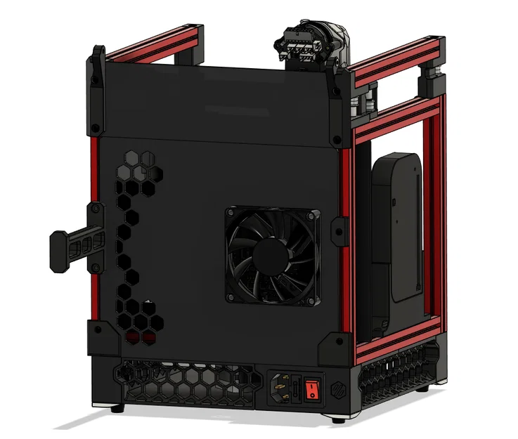 VORON 0.2 Lower Rear Panel gắn quạt MCU bên phải - Image 1