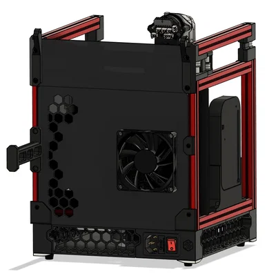 VORON 0.2 Lower Rear Panel gắn quạt MCU bên phải