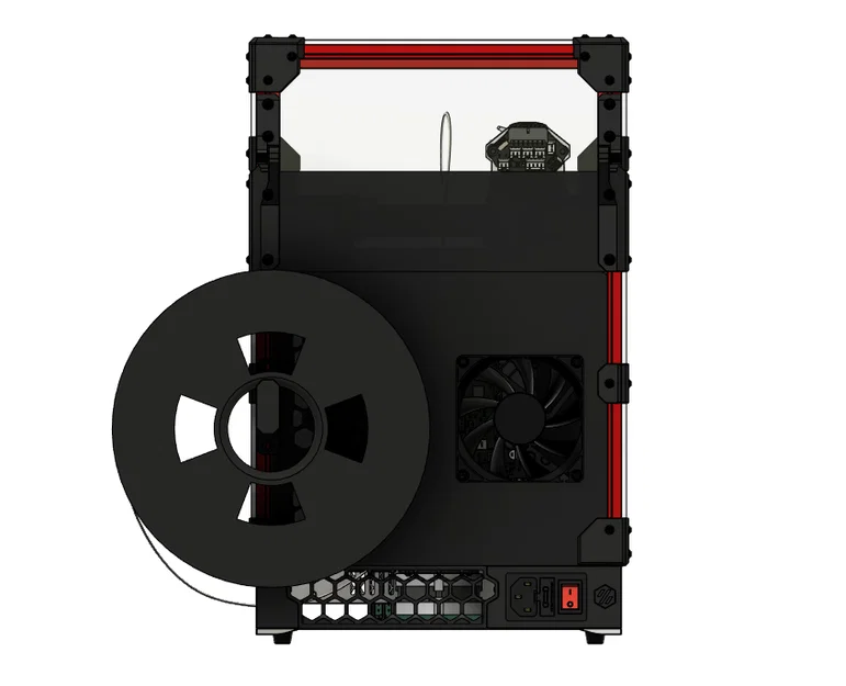 VORON 0.2 Lower Rear Panel gắn quạt MCU bên phải - Image 3