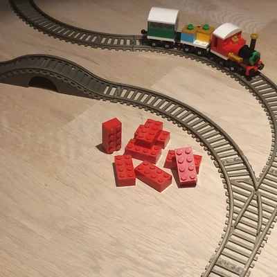 Đường ray cho tàu LEGO nhỏ