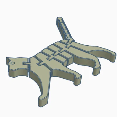 Mô hình Mèo Flexi Cat cử động linh hoạt in 3D