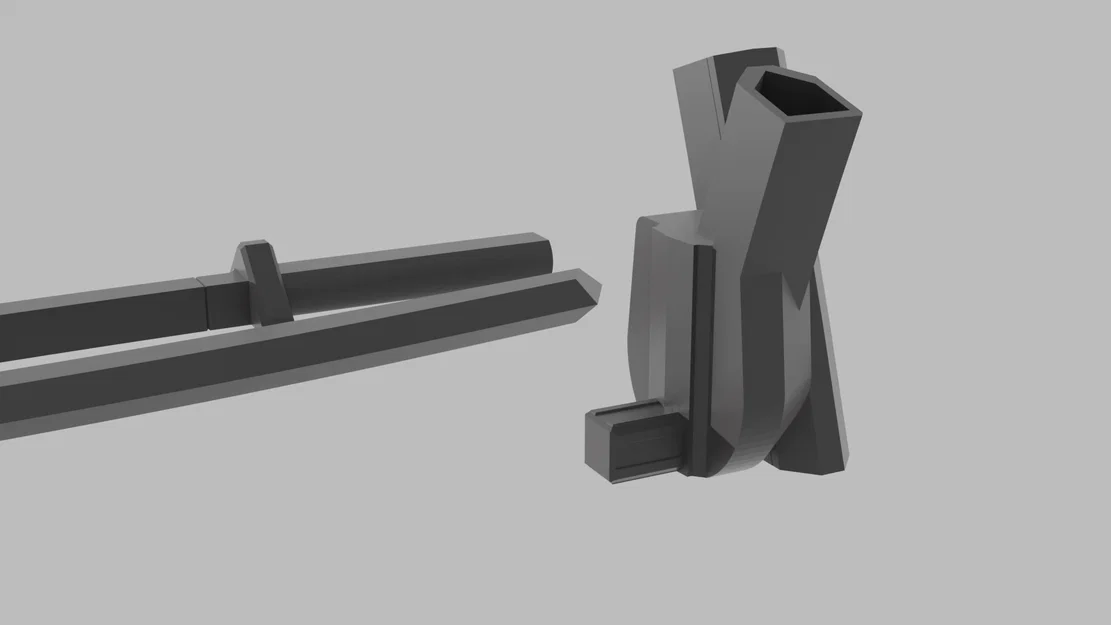Bộ vũ khí Katana dành cho mô hình DUMMY 13 - Phụ kiện in 3D - Image 1