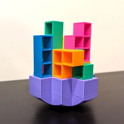 Tetris Tower 360 Balance Game - Trò chơi xếp tháp thăng bằng 360°