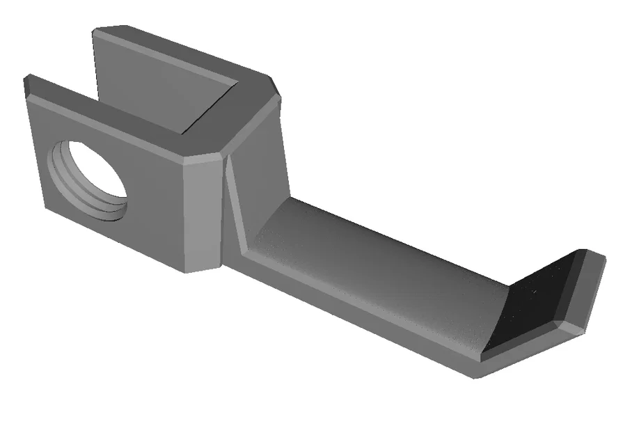 Giá treo tai nghe dọc dạng kẹp (Clamp) tương thích Kallax - Image 2