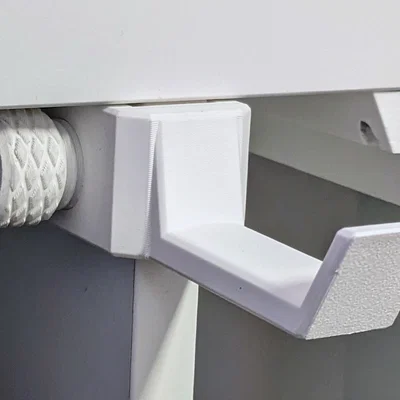 Giá treo tai nghe dọc dạng kẹp (Clamp) tương thích Kallax