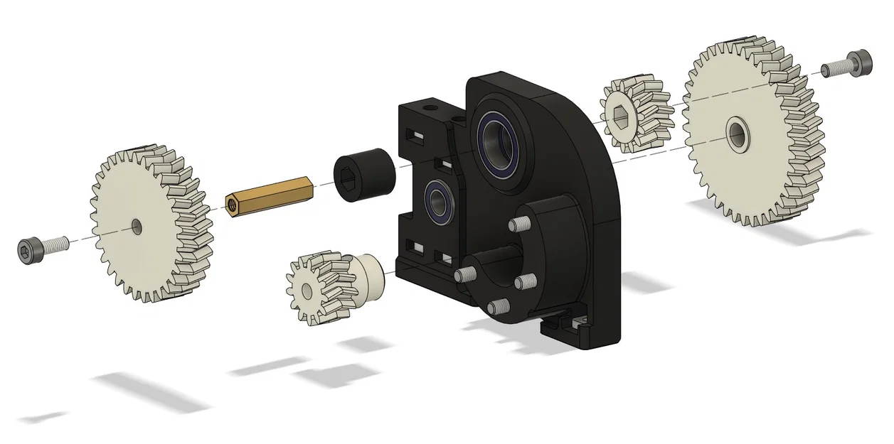 Bộ Bánh Răng Giảm Tốc cho Robak 2 (19:1 High Torque) - Image 2