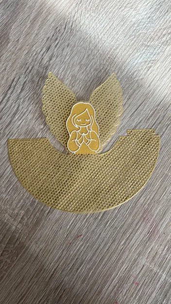Mô hình thiên thần 3D trang trí Giáng sinh (Angel A.) siêu đẹp - Image 3