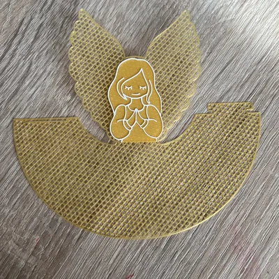 Mô hình thiên thần 3D trang trí Giáng sinh (Angel A.) siêu đẹp