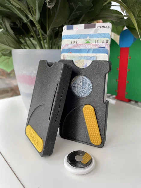 Ví thẻ mỏng 8 thẻ nhiều màu kèm AirTag (Slim card wallet) - Image 2