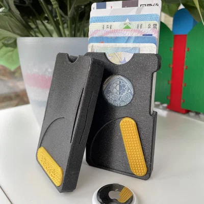 Ví thẻ mỏng 8 thẻ nhiều màu kèm AirTag (Slim card wallet)
