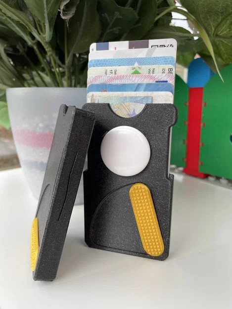 Ví thẻ mỏng 8 thẻ nhiều màu kèm AirTag (Slim card wallet) - Image 3