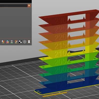 Tháp kiểm tra nhiệt độ in 3D (Temp Tower) cho máy in MK4