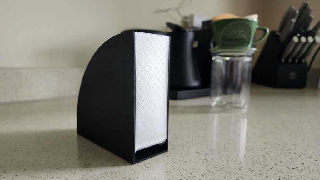Hộp đựng & giữ giấy lọc Pour Over Coffee (Paper Filter Holder and Container) - Image 2