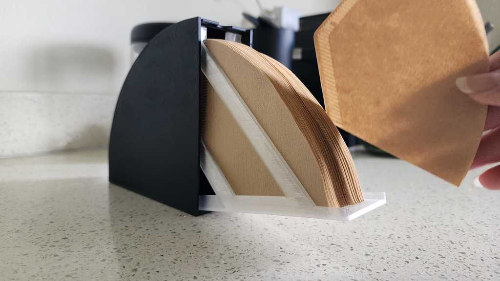 Hộp đựng & giữ giấy lọc Pour Over Coffee (Paper Filter Holder and Container) - Image 3