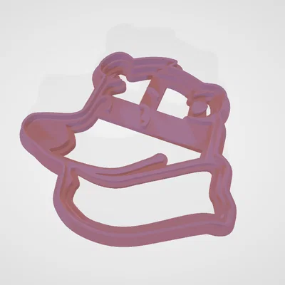 Khuôn cắt bánh quy hình nhân vật Balbo - Mẫu in 3D Giáng sinh độc đáo