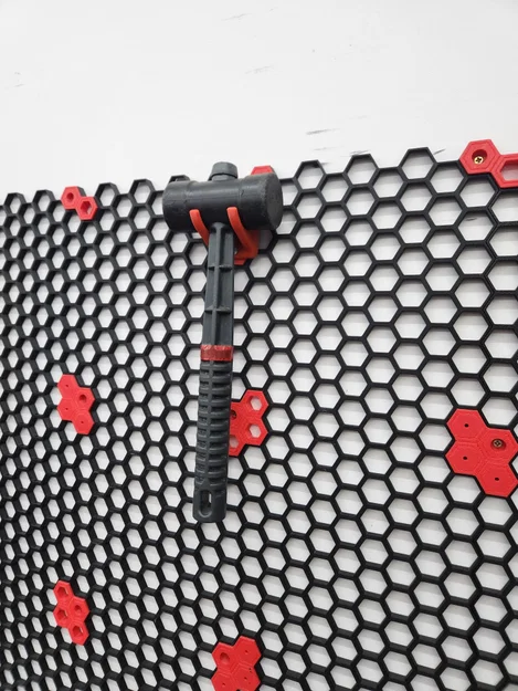 Giá treo búa tròn 40mm cho Honeycomb Storage Wall - Image 1