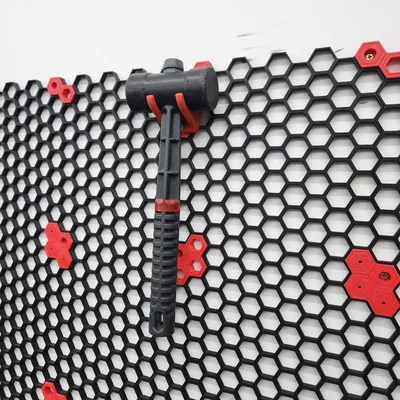 Giá treo búa tròn 40mm cho Honeycomb Storage Wall