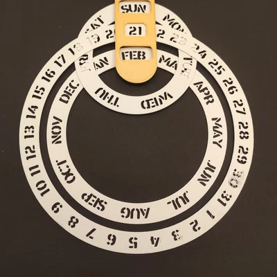 Ring Calendar – Lịch 3 vòng treo tường