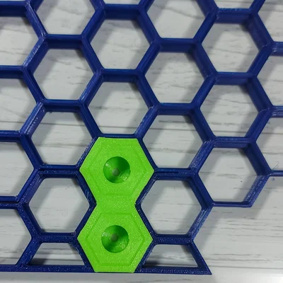 Khớp nối hai chốt cho bảng treo Honeycomb Wall (HSW) tiện lợi