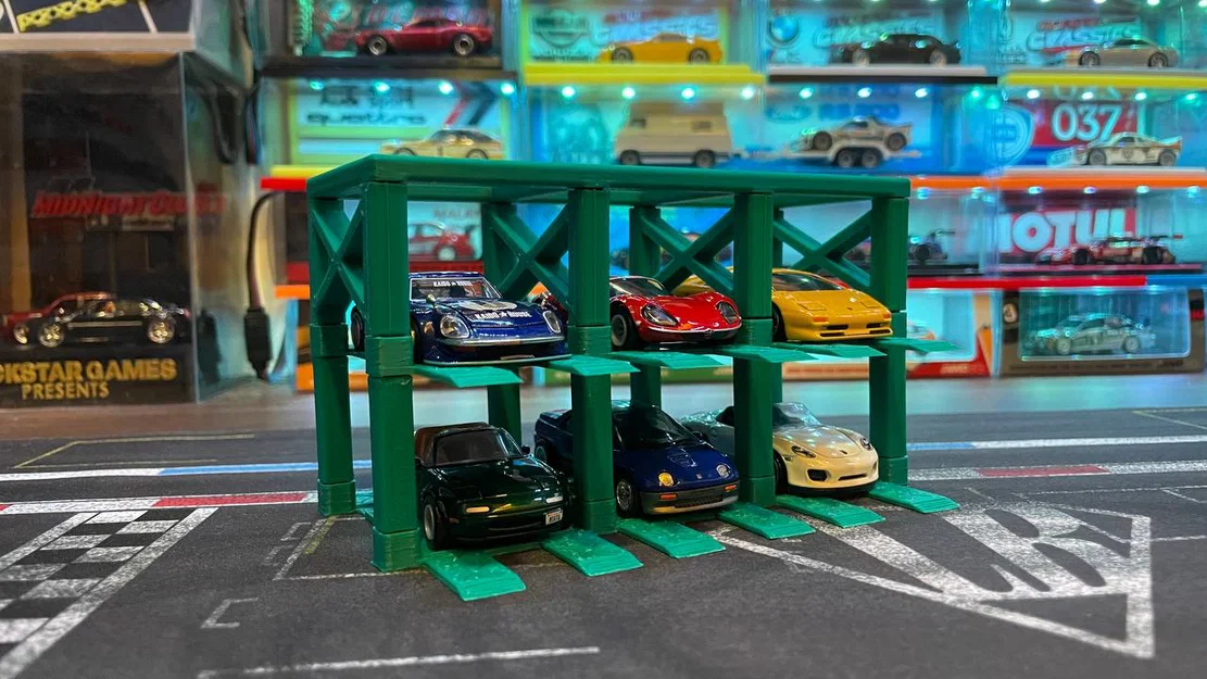 Bệ Nâng Xe cho Hot Wheels & Xe Tỷ Lệ 1/64 (Bản Mới & Cập Nhật) - Image 4