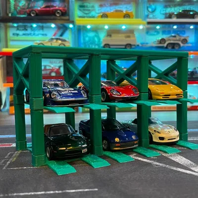 Bệ Nâng Xe cho Hot Wheels & Xe Tỷ Lệ 1/64 (Bản Mới & Cập Nhật)
