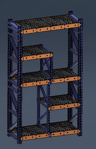 Bộ Tầng Trung Cấp (Intermediate Tier Kit) - Modular Racking System - Image 1